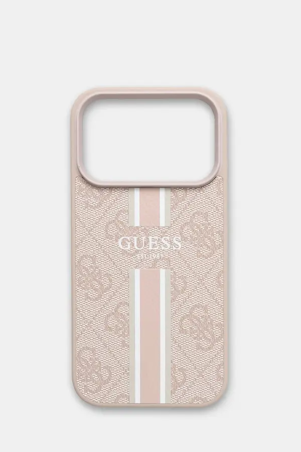Guess Guess etui za telefon od imitacije kože iPhone 17 Pro