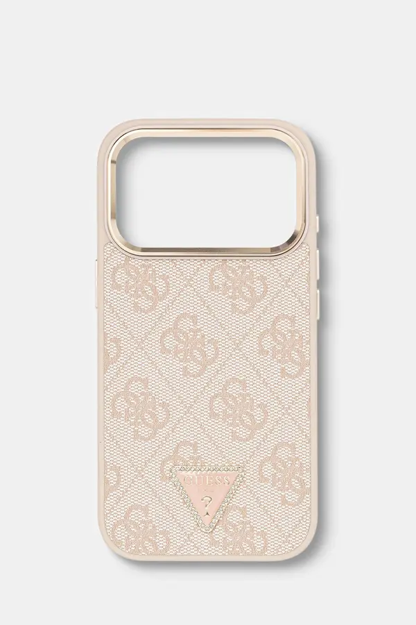 Guess Guess etui za telefon od imitacije kože iPhone 17 Pro