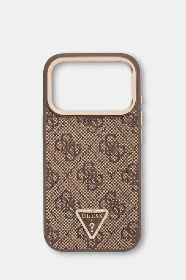 Guess Guess etui za telefon od imitacije kože iPhone 17 Pro