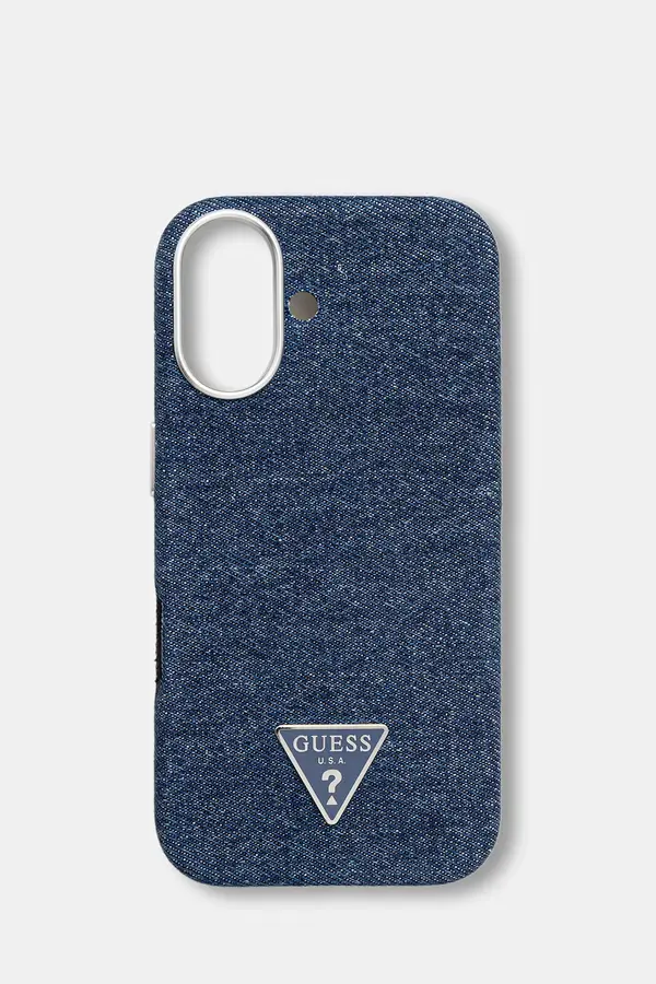 Guess Guess etui za telefon traper iPhone 16