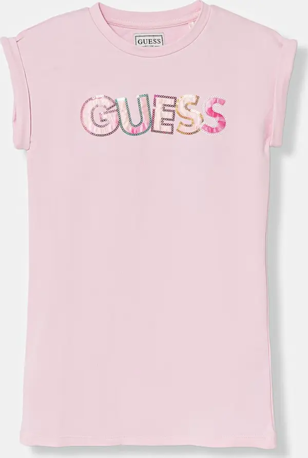 Guess Guess haljina od pamuka s elastanom