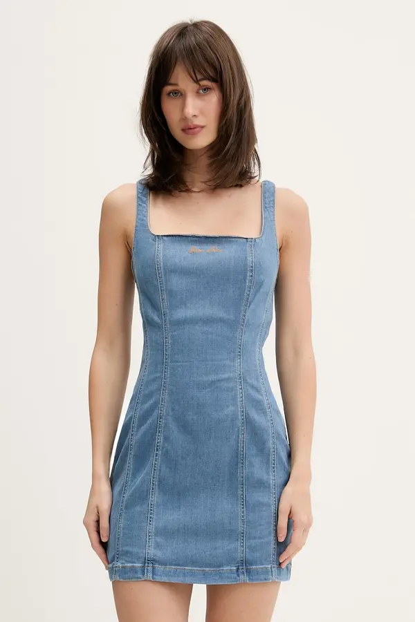 Guess Jeans Guess Jeans haljina s lyocellom