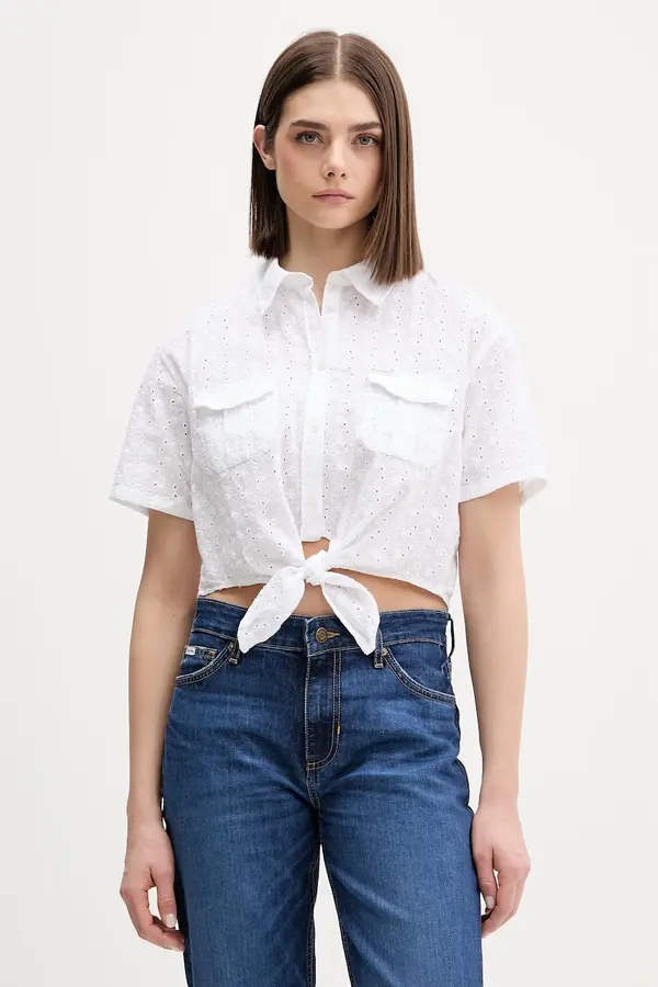 Guess Jeans Guess Jeans košulja za žene od pamuka