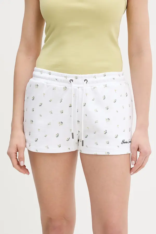 Guess Jeans Guess Jeans kratke hlače ženske od pamuka