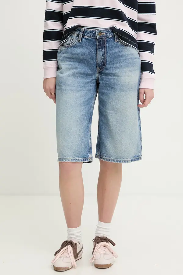 Guess Jeans Guess Jeans kratke hlače ženske od trapera
