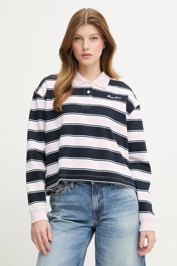 Guess Jeans Guess Jeans majica dugih rukava za žene od pamuka