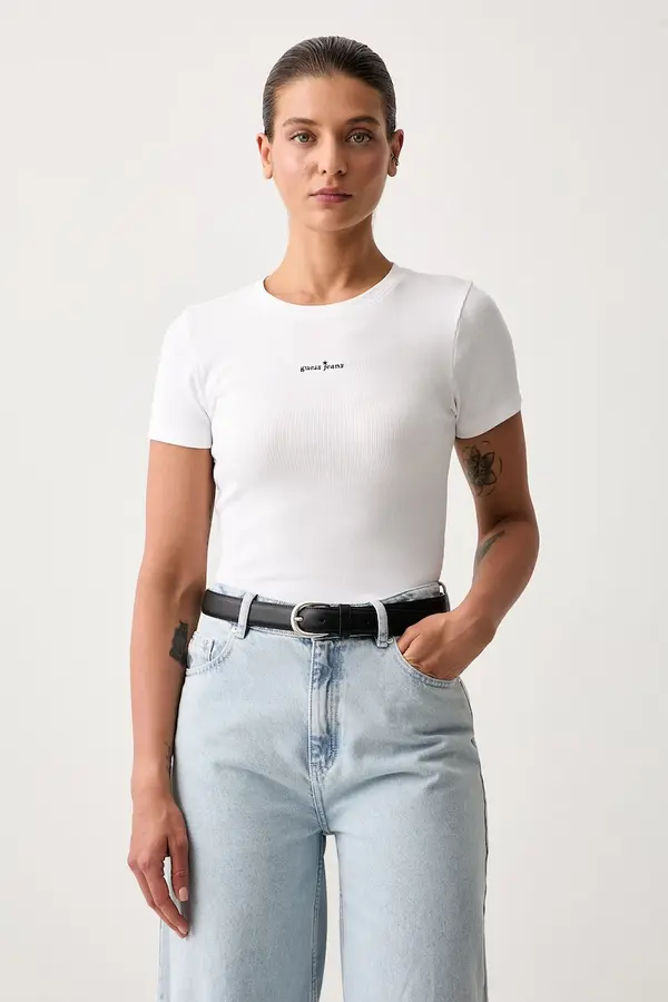 Guess Jeans Guess Jeans majica za žene od pamuka s elastanom