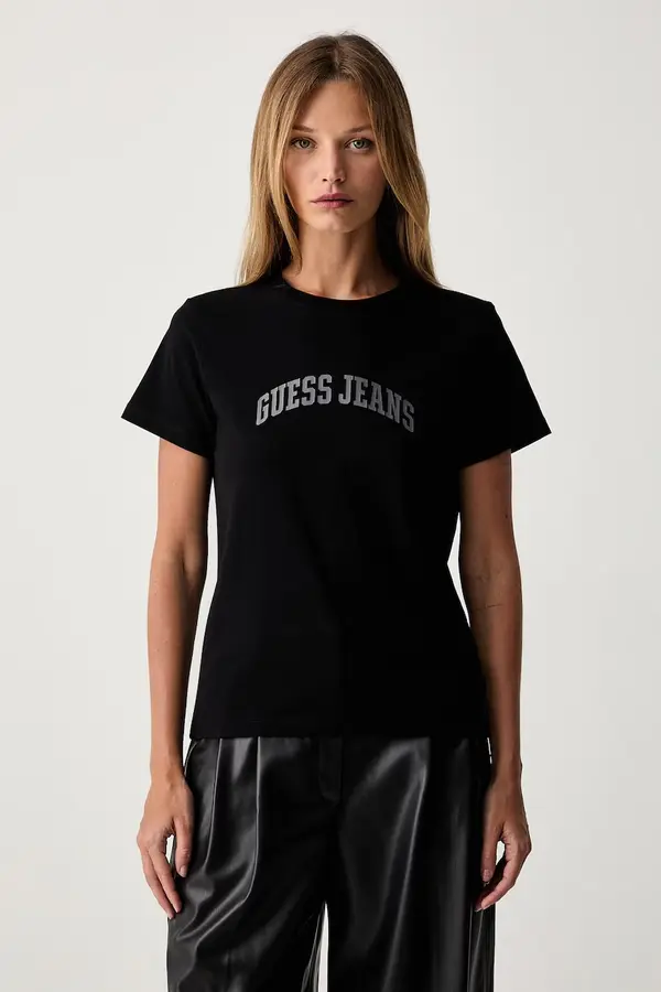 Guess Jeans Guess Jeans majica za žene s pamukom