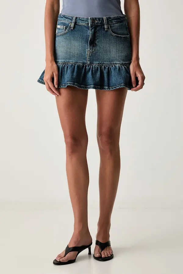Guess Jeans Guess Jeans suknja A-kroja traper
