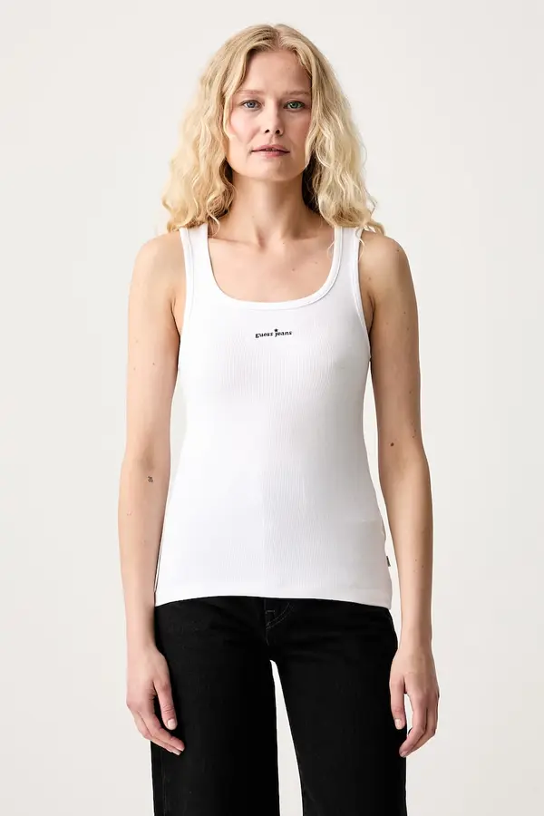 Guess Jeans Guess Jeans top za žene od pamuka s elastanom