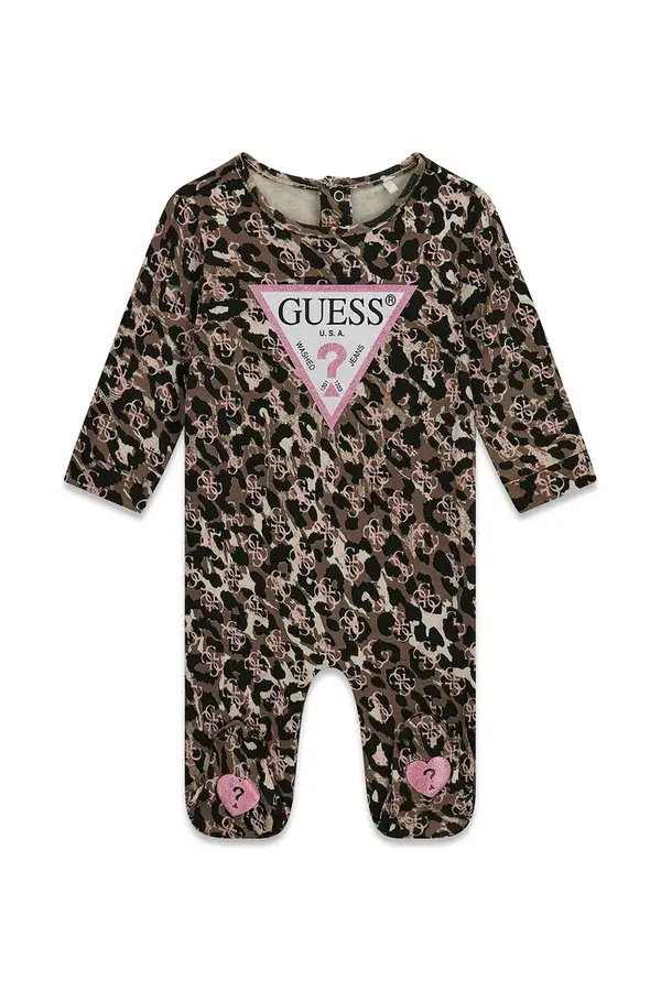 Guess Guess kombinezon za bebe od pamuka s elastanom