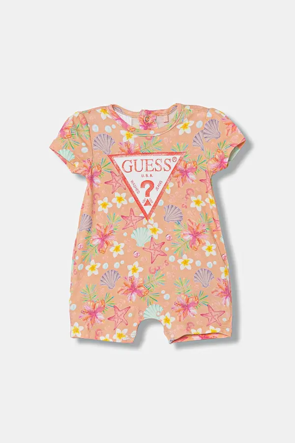 Guess Guess kombinezon za bebe od pamuka s elastanom