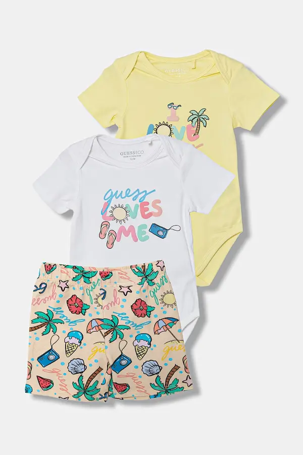 Guess Guess komplet za bebe od pamuka s elastanom
