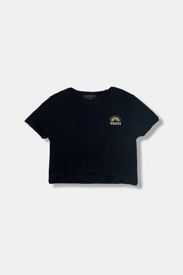 Guess Guess majica za djecu od pamuka s elastanom
