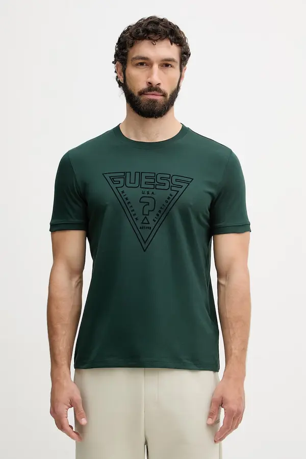 Guess Guess majica za muškarce od pamuka MIKEN