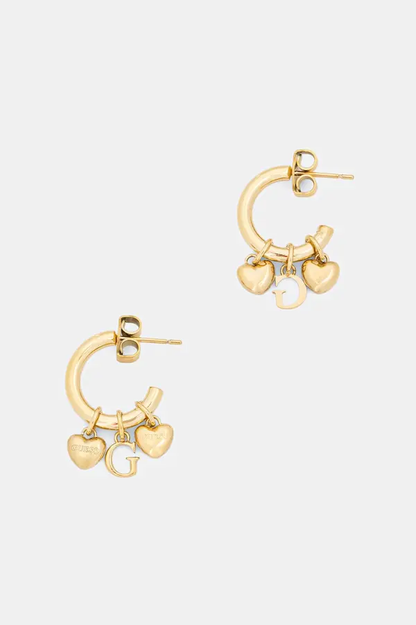Guess Guess naušnice za žene od nehrđajućeg čelika G TALISMAN