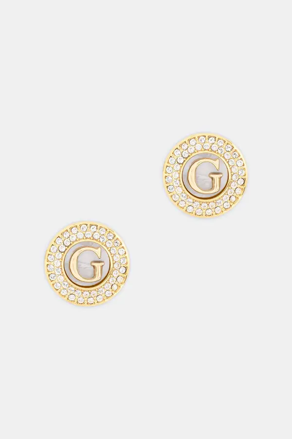 Guess Guess naušnice za žene od nehrđajućeg čelika G TALISMAN