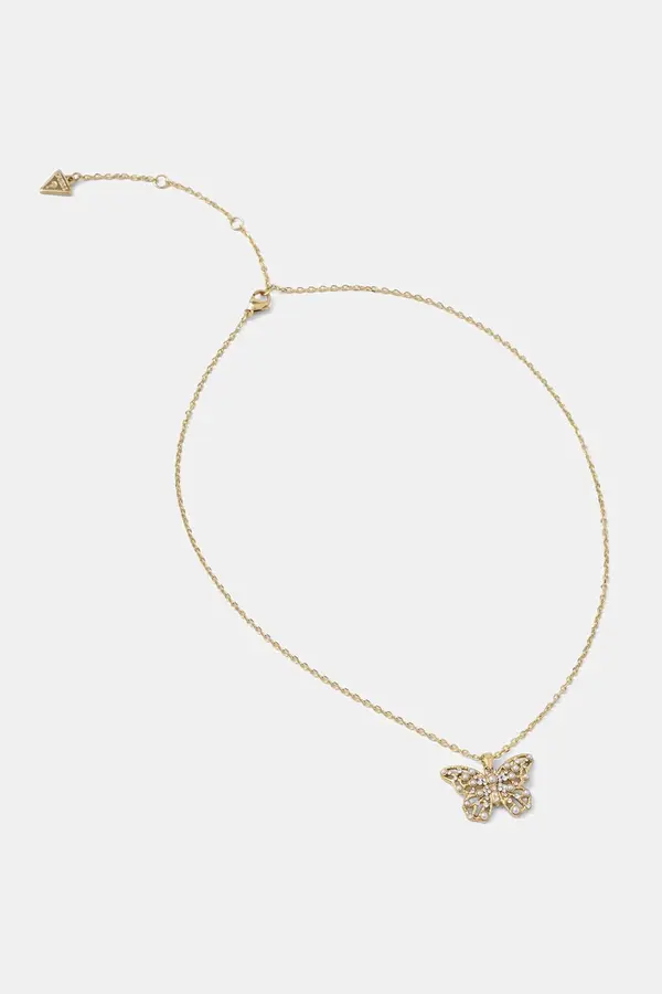 Guess Guess ogrlica s privjeskom za žene od nehrđajućeg čelika BORBOLETA