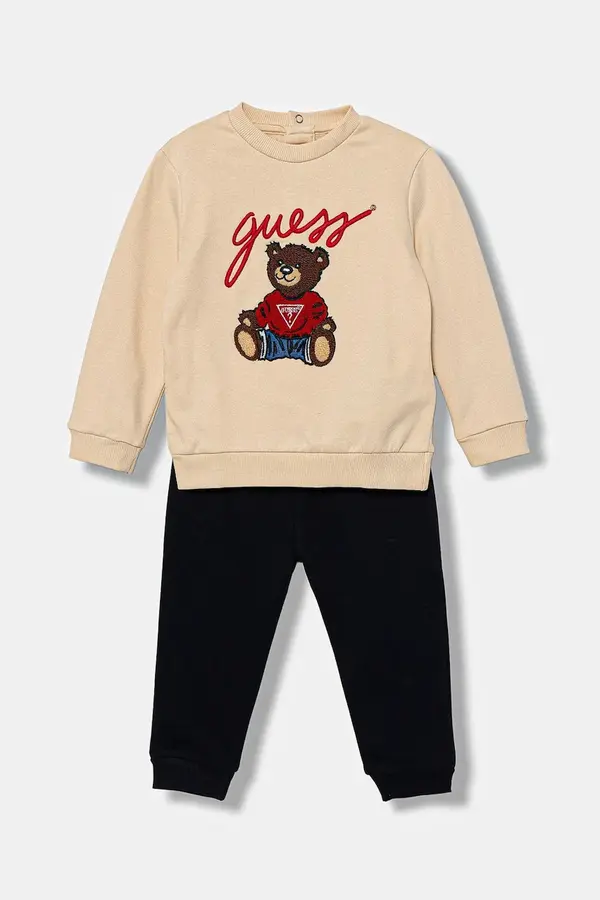 Guess Guess Pamučna trenirka za bebe Guess