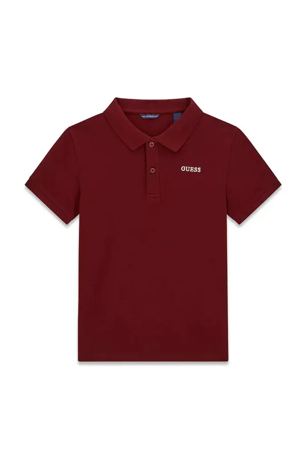 Guess Guess polo majica za djecu od pamuka