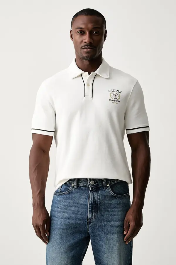 Guess Guess polo majica za muškarce od pamuka