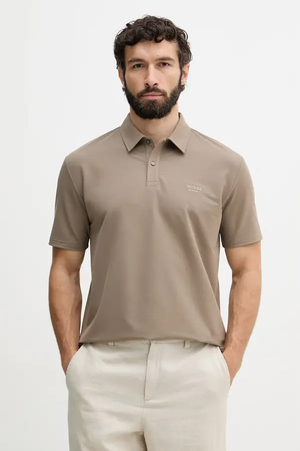 Guess Guess polo majica za muškarce s modalom