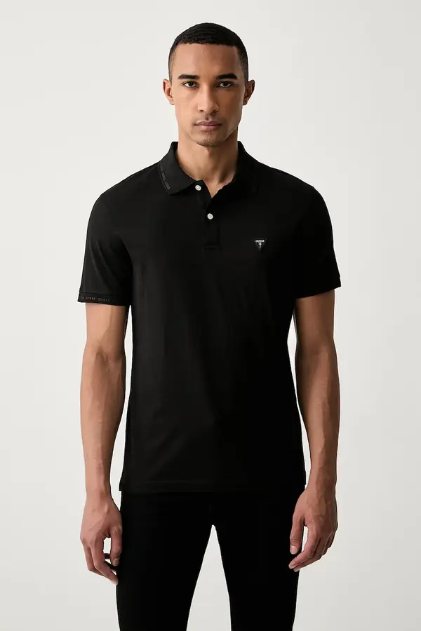 Guess Guess polo majica za muškarce s pamukom