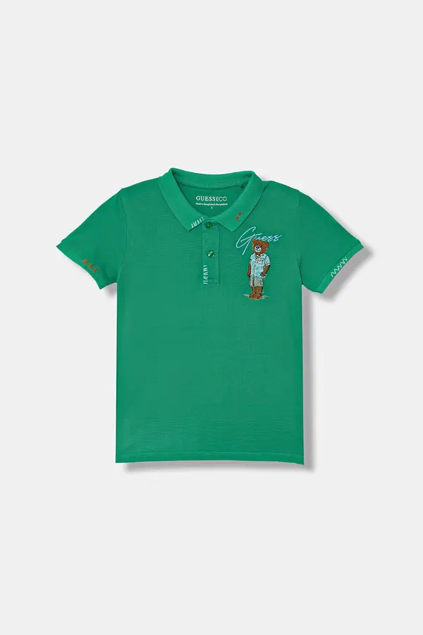 Guess Guess polo za djecu od pamuka