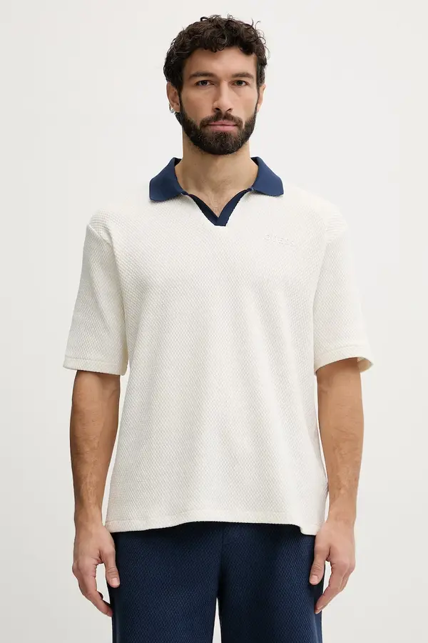Guess Guess polo za muškarce od pamuka JHONNY