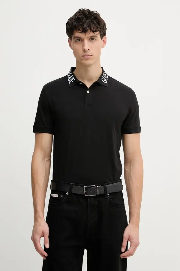 Guess Guess polo za muškarce od pamuka s elastanom NOLAN
