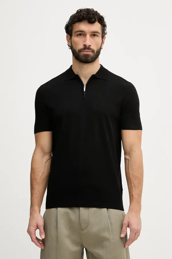 Guess Guess polo za muškarce od viskoze KADIR