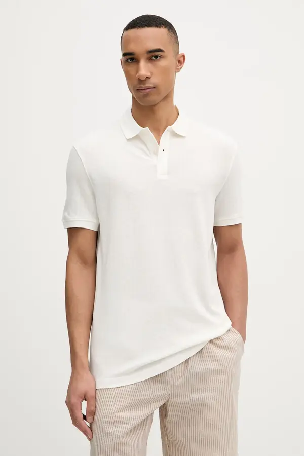 Guess Guess polo za muškarce s lyocellom