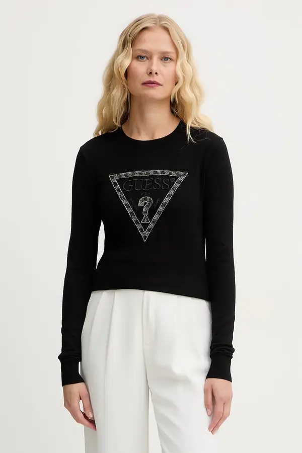 Guess Guess pulover za žene od viskoze MACIE
