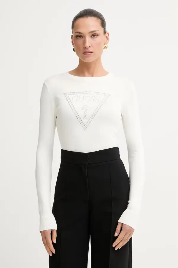 Guess Guess pulover za žene s viskozom KATIE