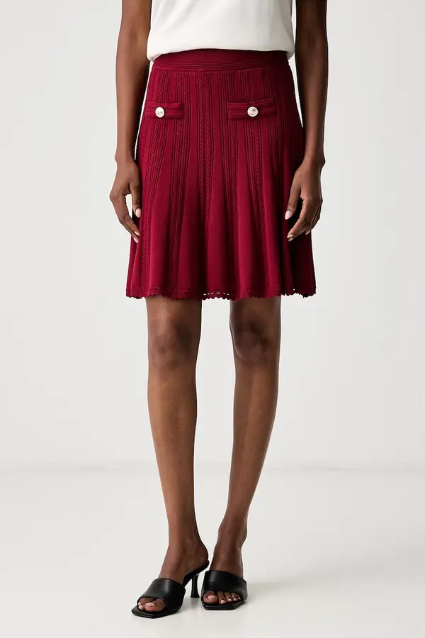 Guess Guess suknja A-kroja s viskozom CARMEN