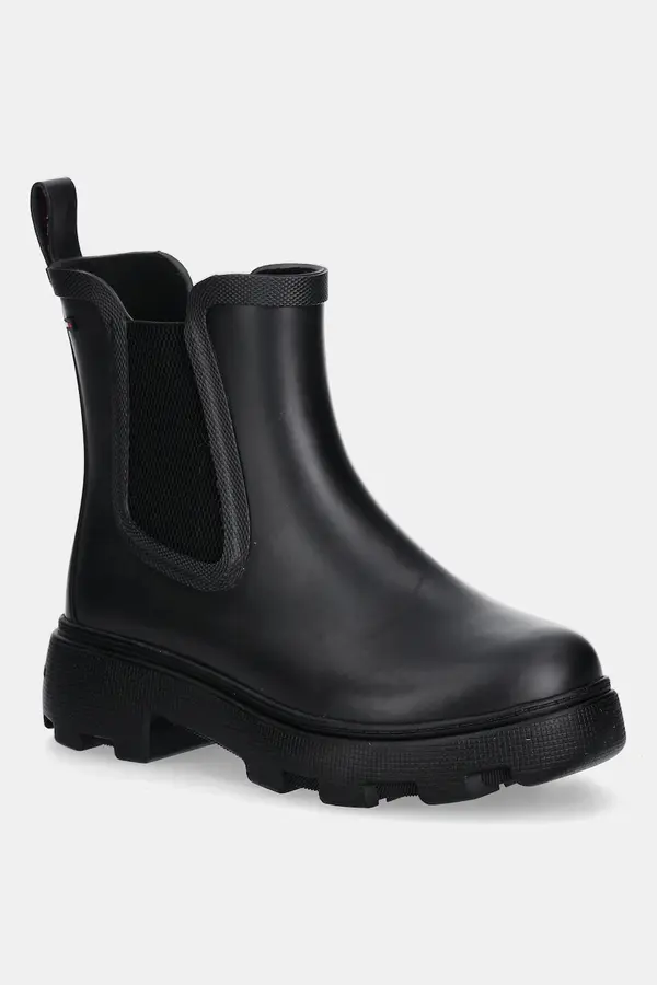 Tommy Hilfiger Gumene čizme Tommy Hilfiger FLAG ANKLE RAINBOOT WARM LINING