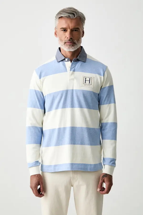 Hackett London Hackett London majica dugih rukava za muškarce od pamuka