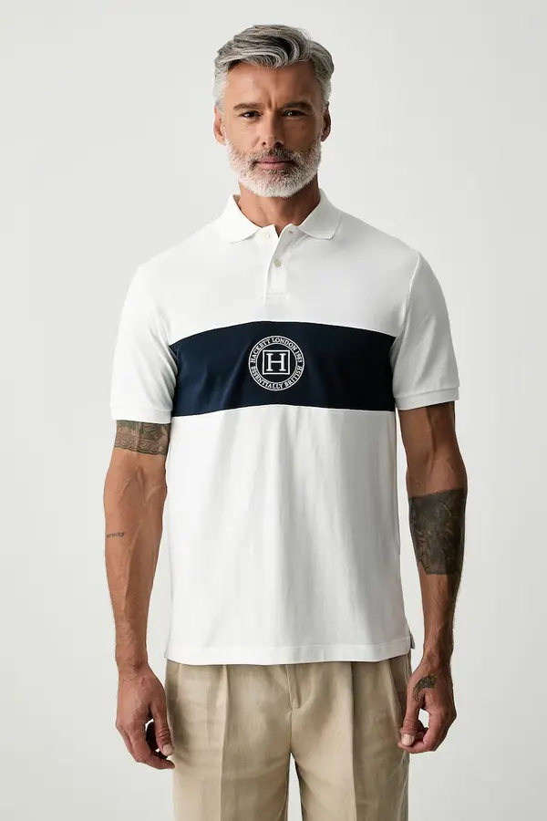 Hackett London Hackett London polo majica za muškarce od pamuka