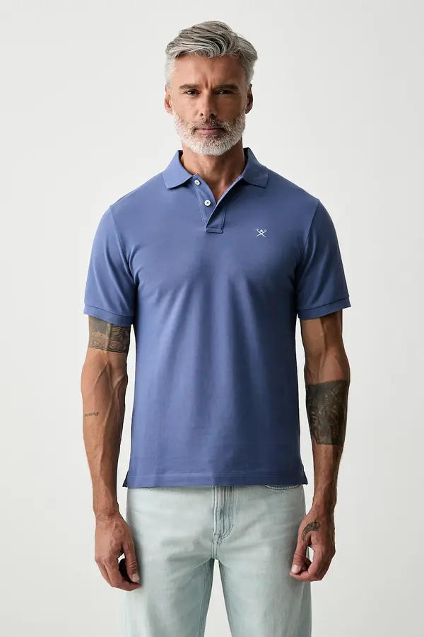 Hackett London Hackett London polo majica za muškarce od pamuka