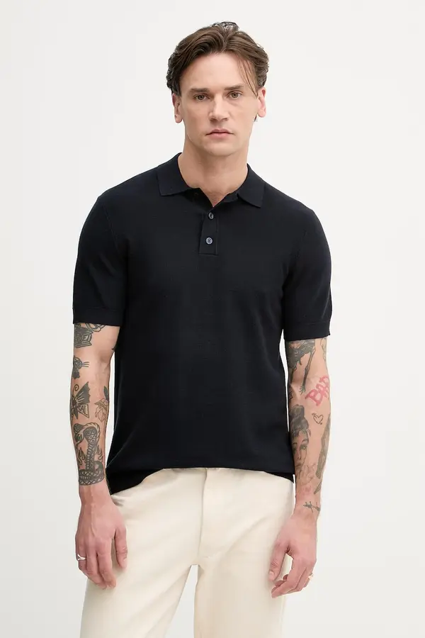 Hackett London Hackett London polo majica za muškarce s pamukom