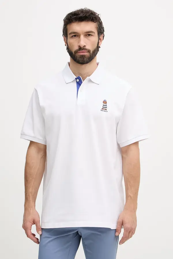 Hackett London Hackett London polo za muškarce od pamuka