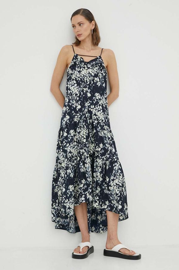 2NDDAY Haljina 2NDDAY boja: crna, midi, širi se prema dolje