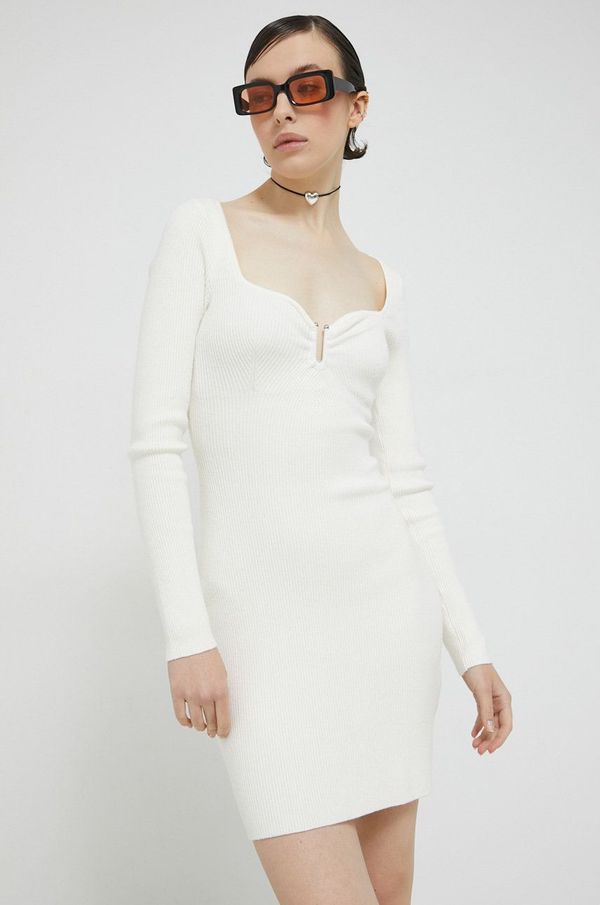 Abercrombie & Fitch Haljina Abercrombie & Fitch boja: bež, midi, uske