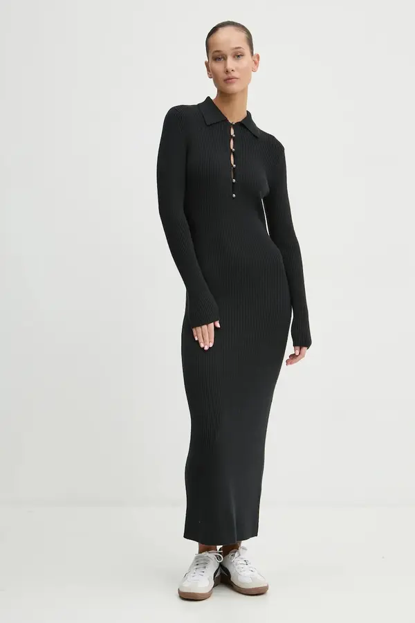 Abercrombie & Fitch Haljina Abercrombie & Fitch boja: crna, maxi, uska, KI159-4763