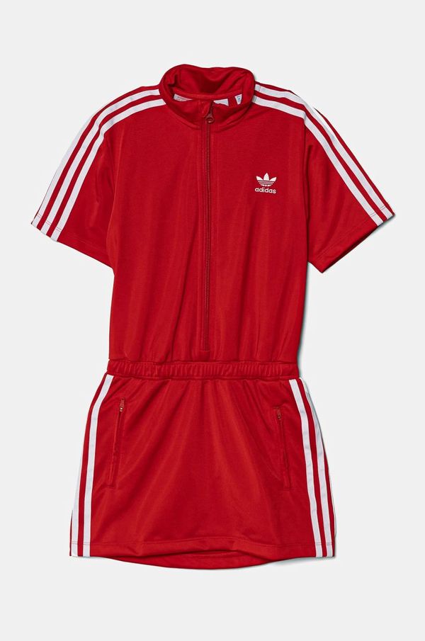 adidas Originals Haljina adidas Originals boja: crvena, mini, ravna, JD3536