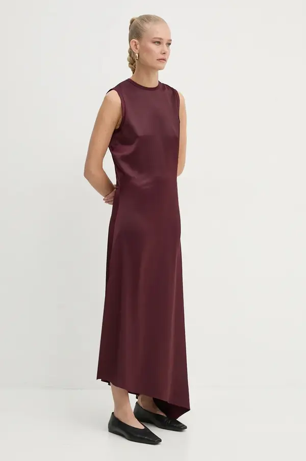 Aeron Haljina AERON boja: bordo, maxi, širi se prema dolje, DR553535