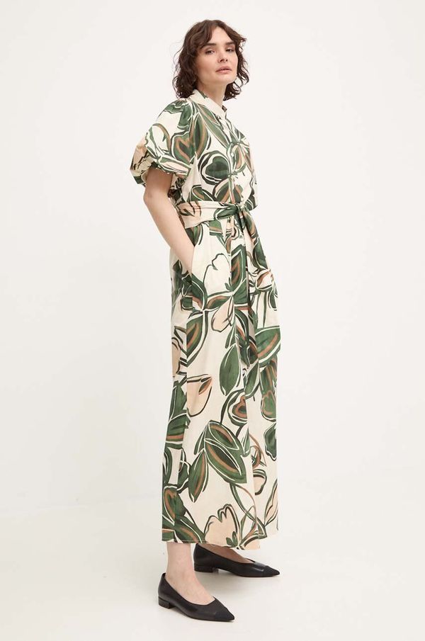 Answear Lab Haljina Answear Lab boja: bež, maxi, oversize