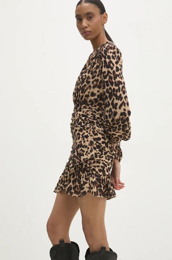 Answear Lab Haljina Answear Lab boja: bež, mini, uska