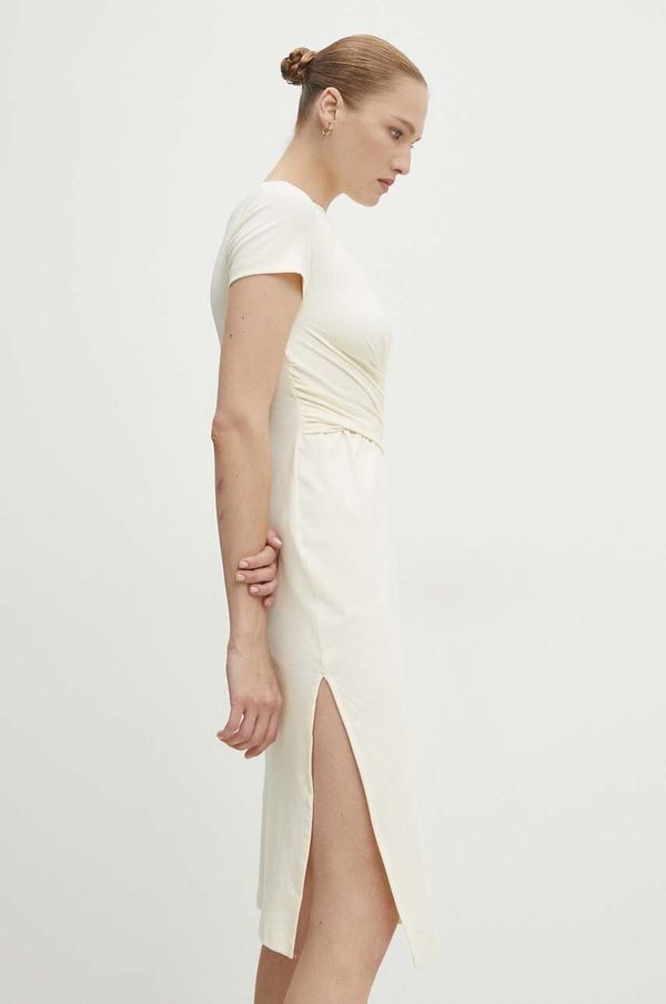 Answear Lab Haljina Answear Lab boja: bež, mini, uska