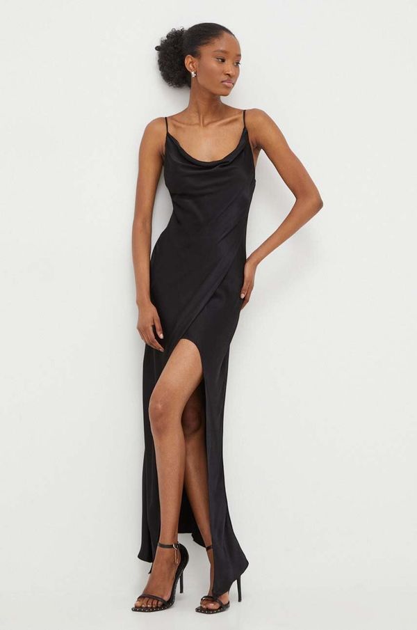 Answear Lab Haljina Answear Lab boja: crna, maxi, uska